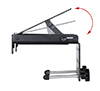 BT7866 - Shelf can be positioned flat or with a downward tilt