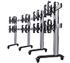 BT8374 - Mobile Curved Videowall Stand (with BT8390-VESA400MAP)