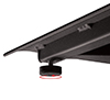 Supplied with adjustable levelling feet to accommodate uneven floor spaces