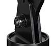 BT7012 - Locking bolt included to securely set the pole vertically at any angle up to 45&deg;