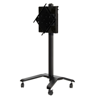 BT8567 - Flat Screen Trolley With Flip Rotation & Height Adjustment - Black