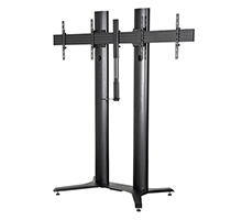 BT8712 - Premium Freestanding Twin Screen UC Stand - 2m