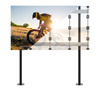 BT93INFWP-B-4X4 - Bolt Down Stand with Black Columns